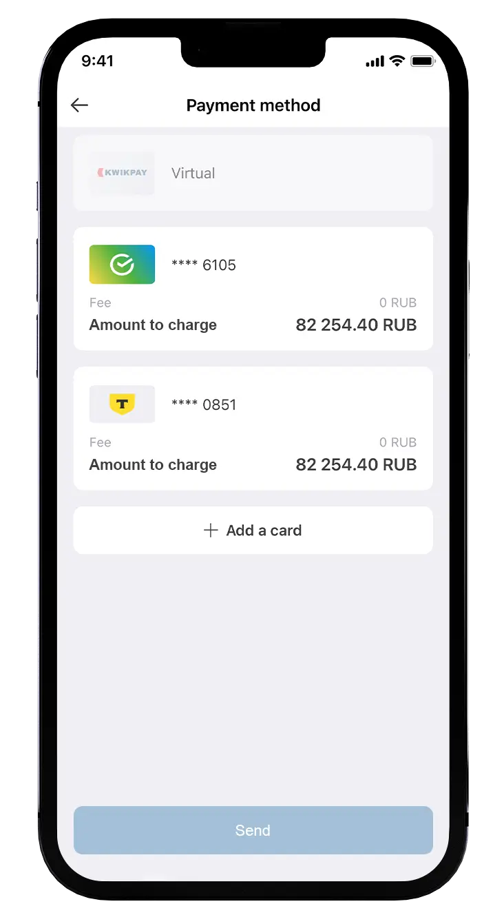 How to make a money transfer via Kwikpay mobile app Step 3